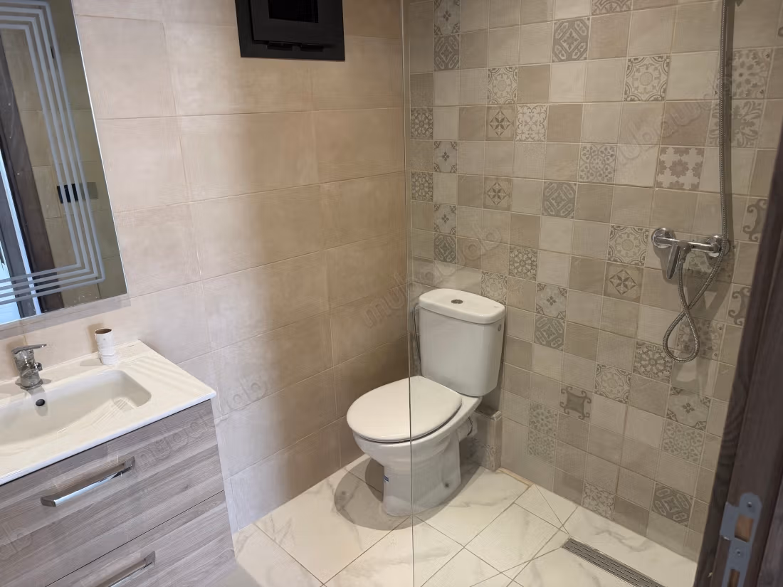 Beautiful apartment for rent in Harhoura. 125 m² surface. Moroccan living room, security