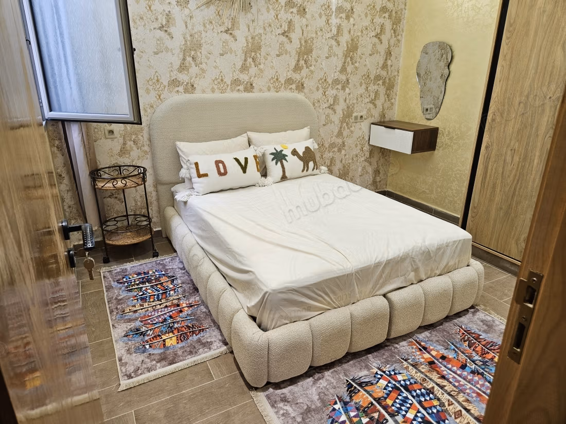 Apartments for rent in Azrou. 2 cozy bedrooms. Quiet environment with mountain view, double glazing