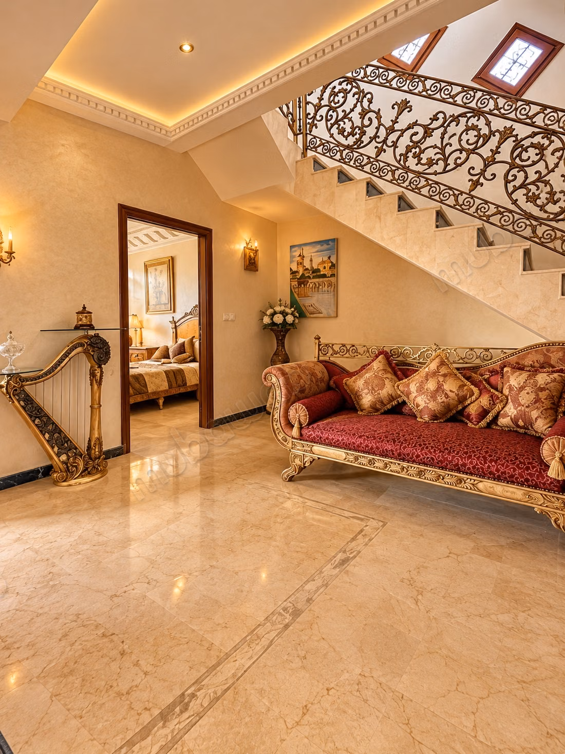 À Louer – Villa Meublée avec Piscine à Hay Riad, Rabat – 1 000 m²