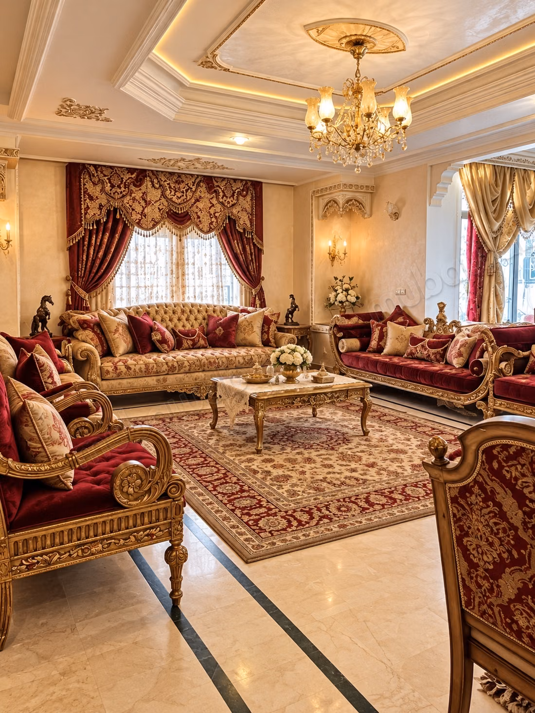 À Louer – Villa Meublée avec Piscine à Hay Riad, Rabat – 1 000 m²