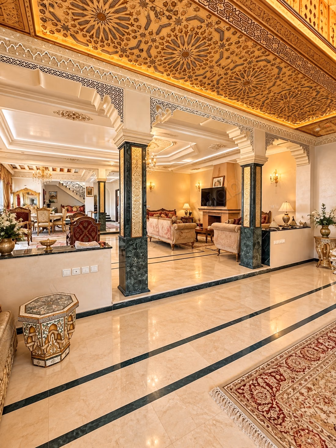 À Louer – Villa Meublée avec Piscine à Hay Riad, Rabat – 1 000 m²