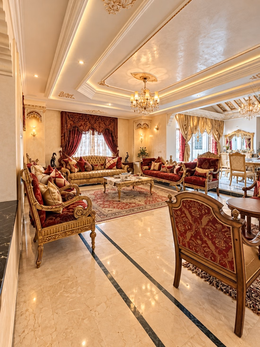 À Louer – Villa Meublée avec Piscine à Hay Riad, Rabat – 1 000 m²