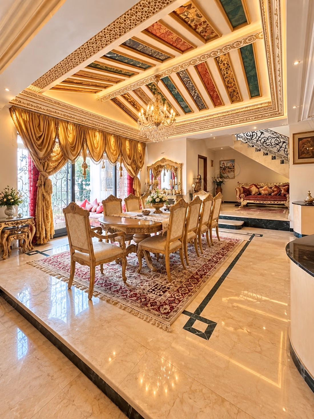 À Louer – Villa Meublée avec Piscine à Hay Riad, Rabat – 1 000 m²