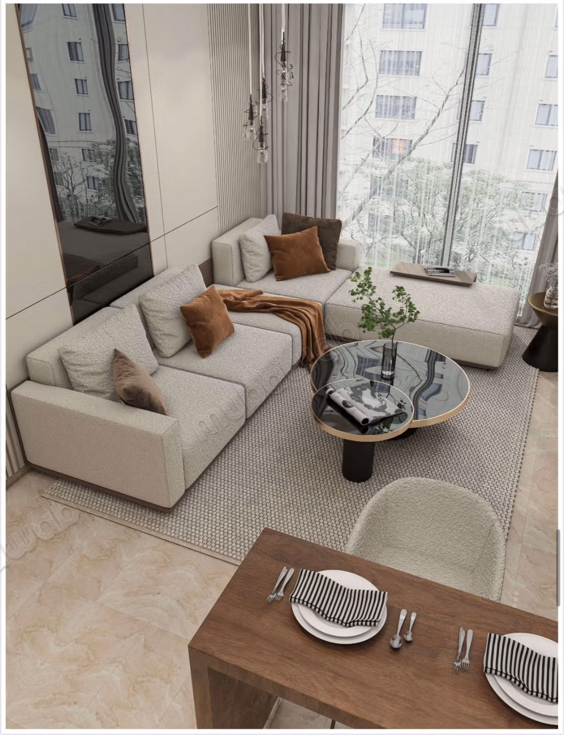 Projet neuf studio haut standing