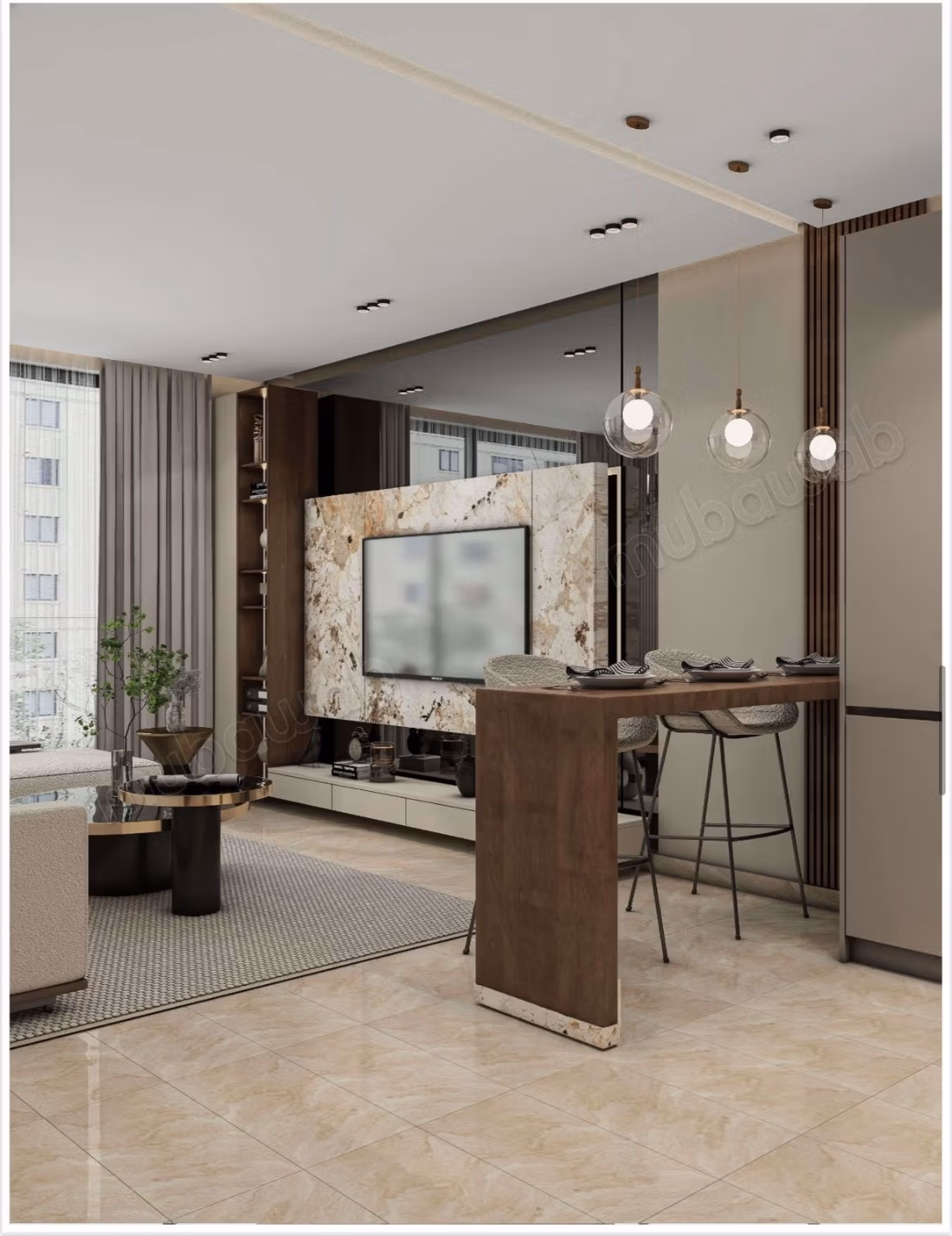 Projet neuf studio haut standing
