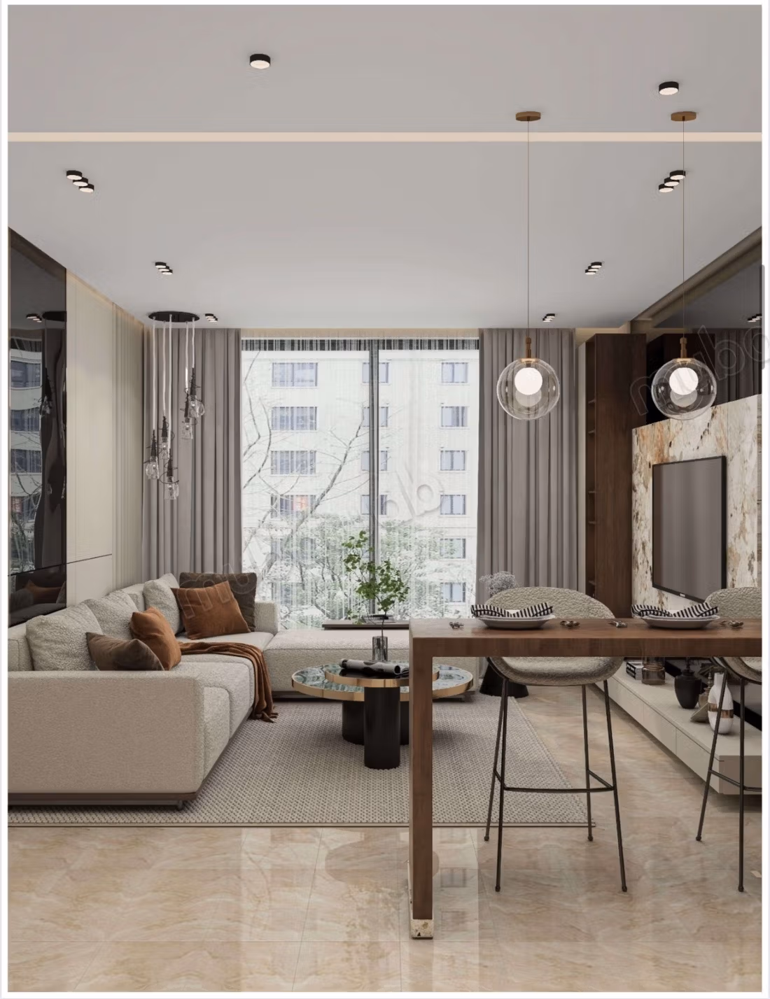 Projet neuf studio haut standing