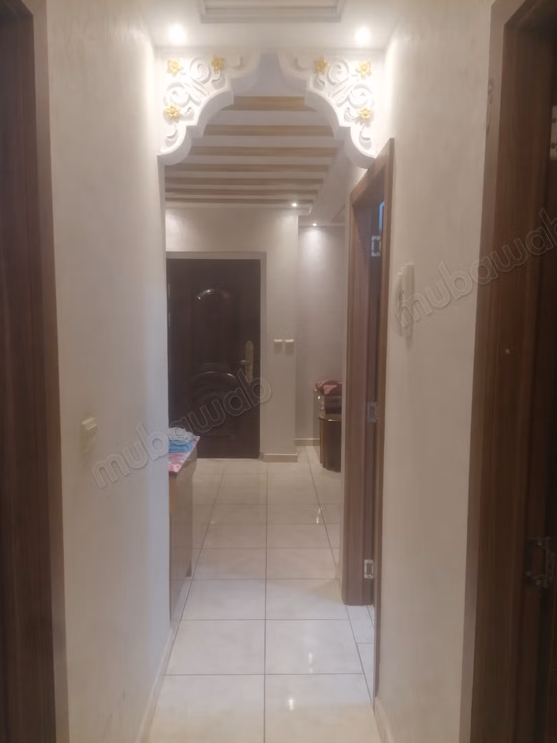 Appartement de vacances à louer à Martil. 3 pièces. Salon typique marocain, résidence sécurisée