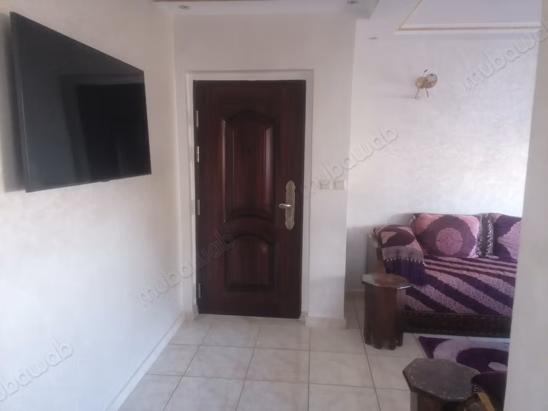 Appartement de vacances à louer à Martil. 3 pièces. Salon typique marocain, résidence sécurisée