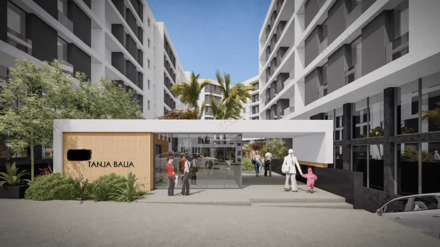 Résidence piscine Tanger Tanja Balia 14.500dh/m2