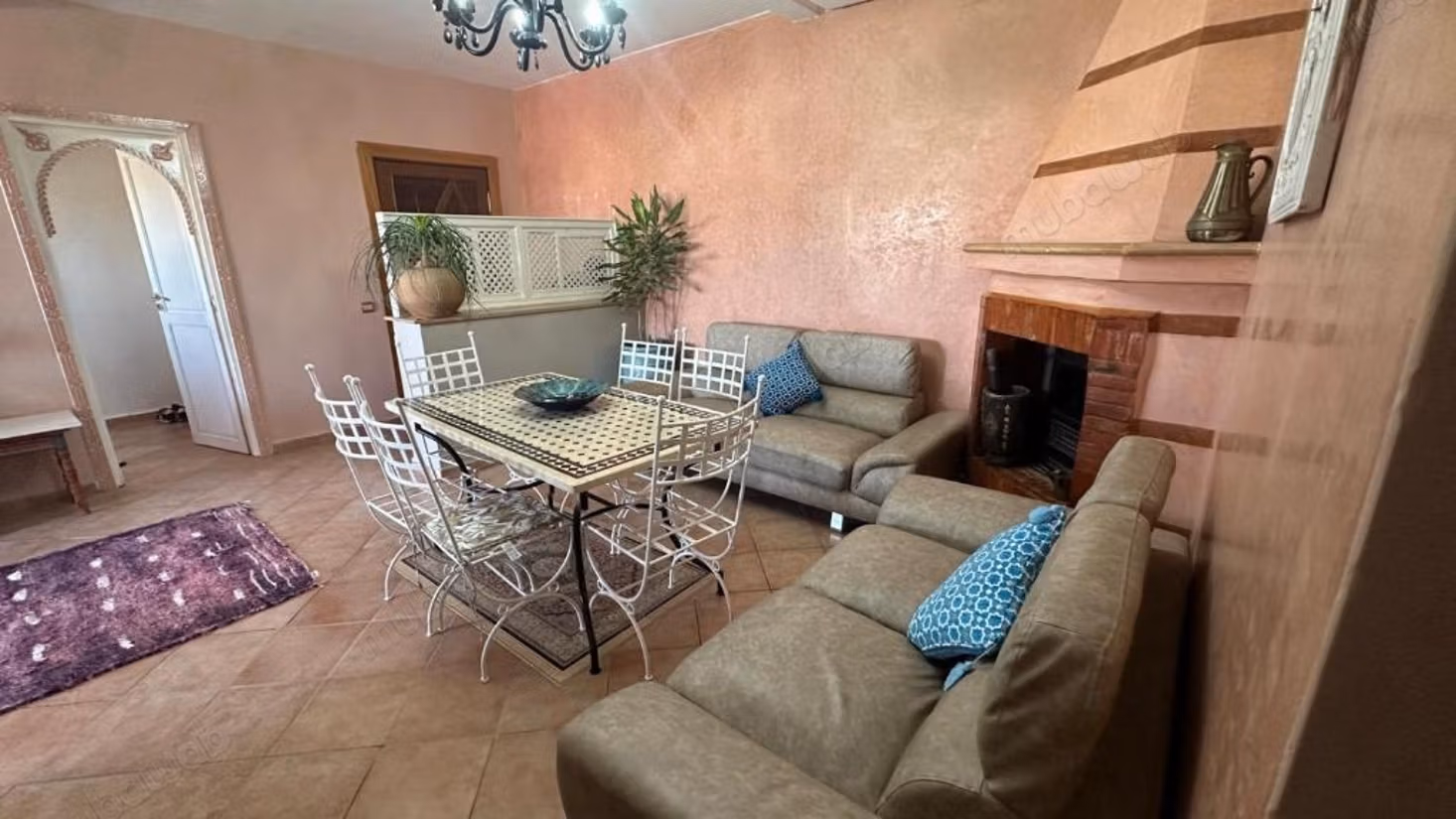 3 bedroom apartment, 111 sqm, secure residence with pool – Gueliz, Marrakech