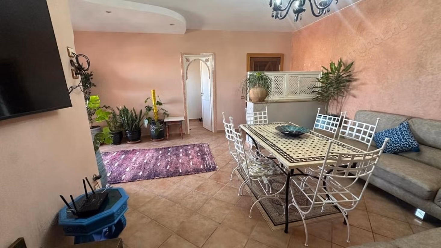 3 bedroom apartment, 111 sqm, secure residence with pool – Gueliz, Marrakech