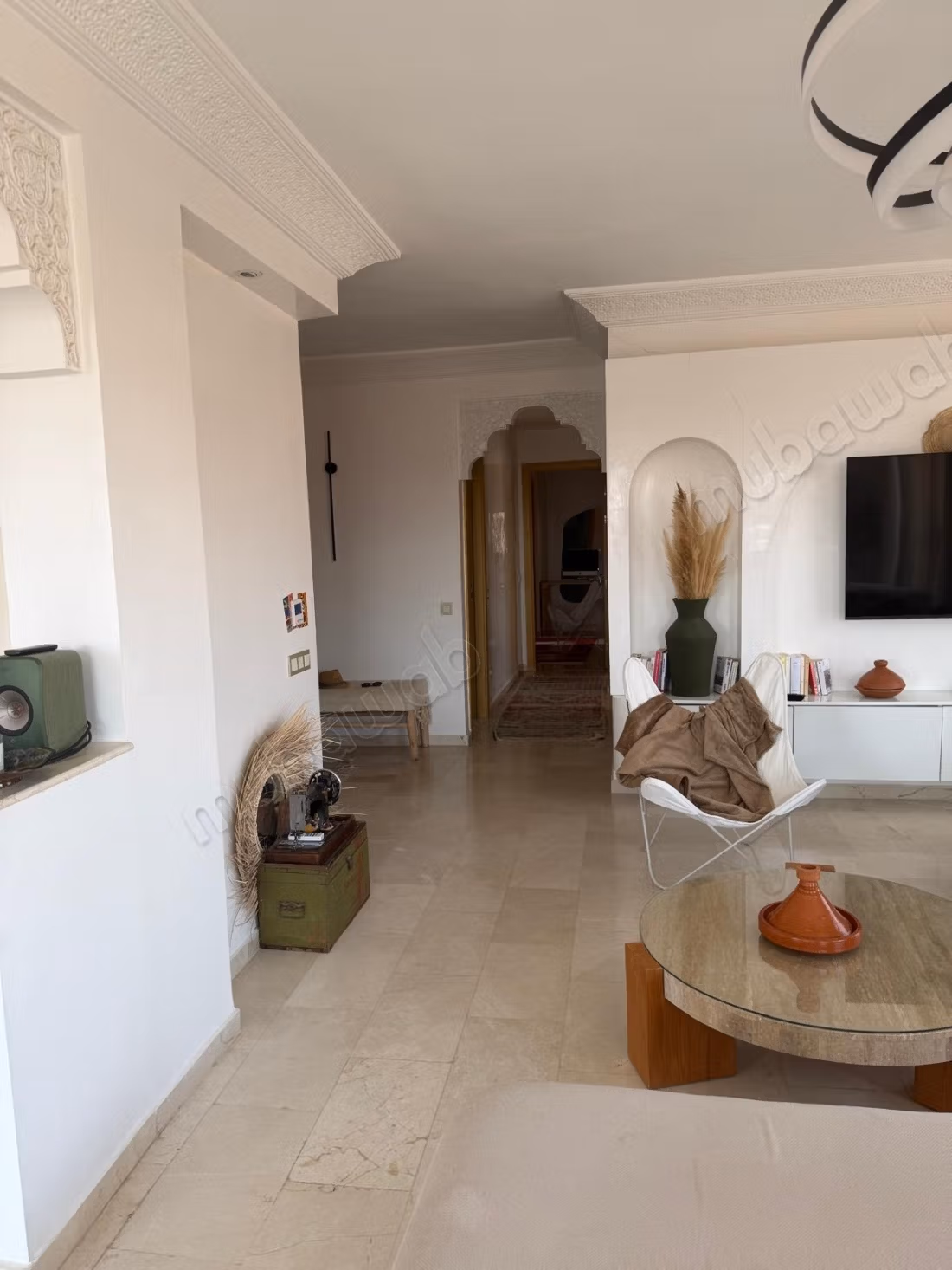 Affitta questo appartamento a Guéliz. Superficie di 128 m². Ben arredato