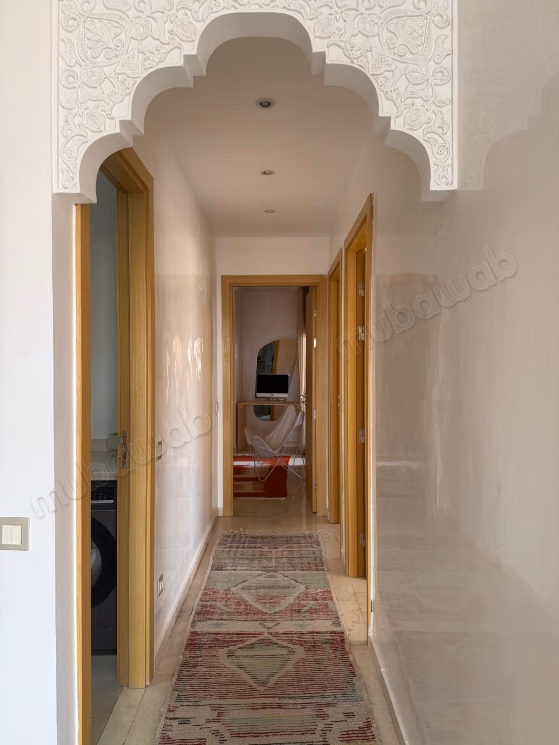 Affitta questo appartamento a Guéliz. Superficie di 128 m². Ben arredato