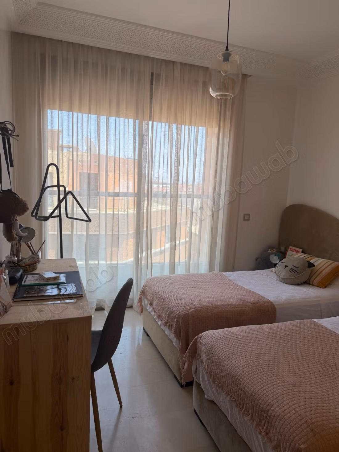 Affitta questo appartamento a Guéliz. Superficie di 128 m². Ben arredato