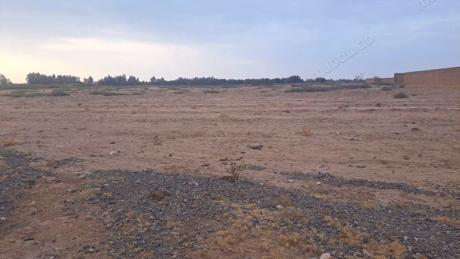 Terrain à la vente à Mhamid.
Surface de 72160 m²