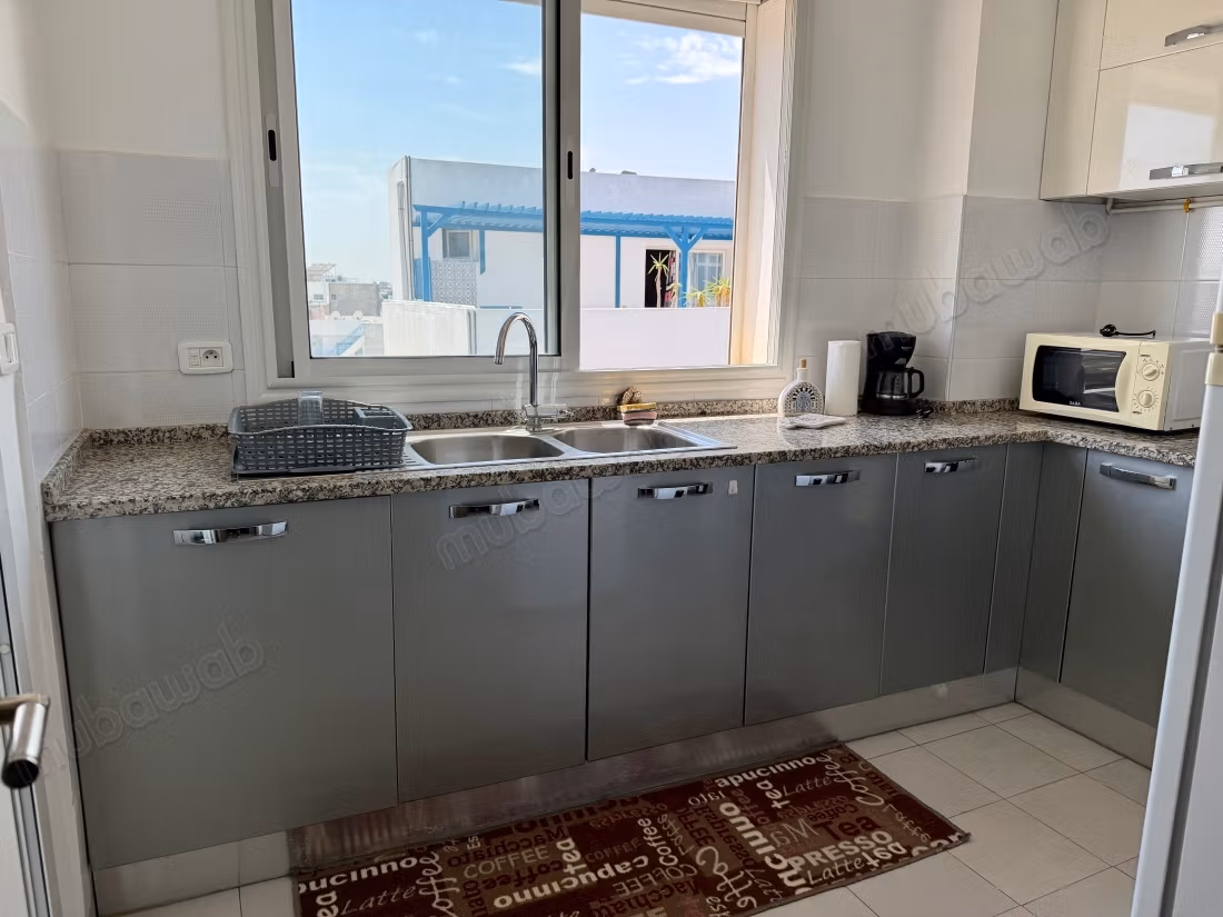 Appartamenti in affitto a La Marsa. Dimensione 60 m². Porta robusta, sistema di parabola satellitare generale