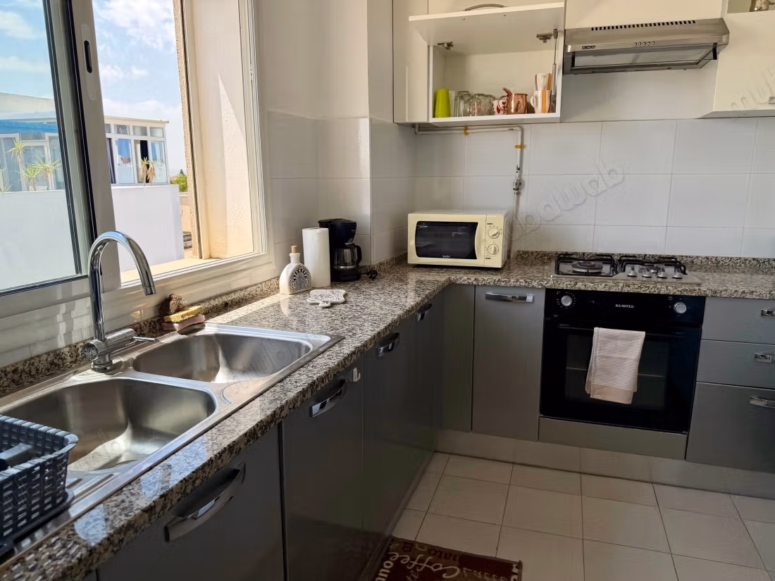 Appartamenti in affitto a La Marsa. Dimensione 60 m². Porta robusta, sistema di parabola satellitare generale