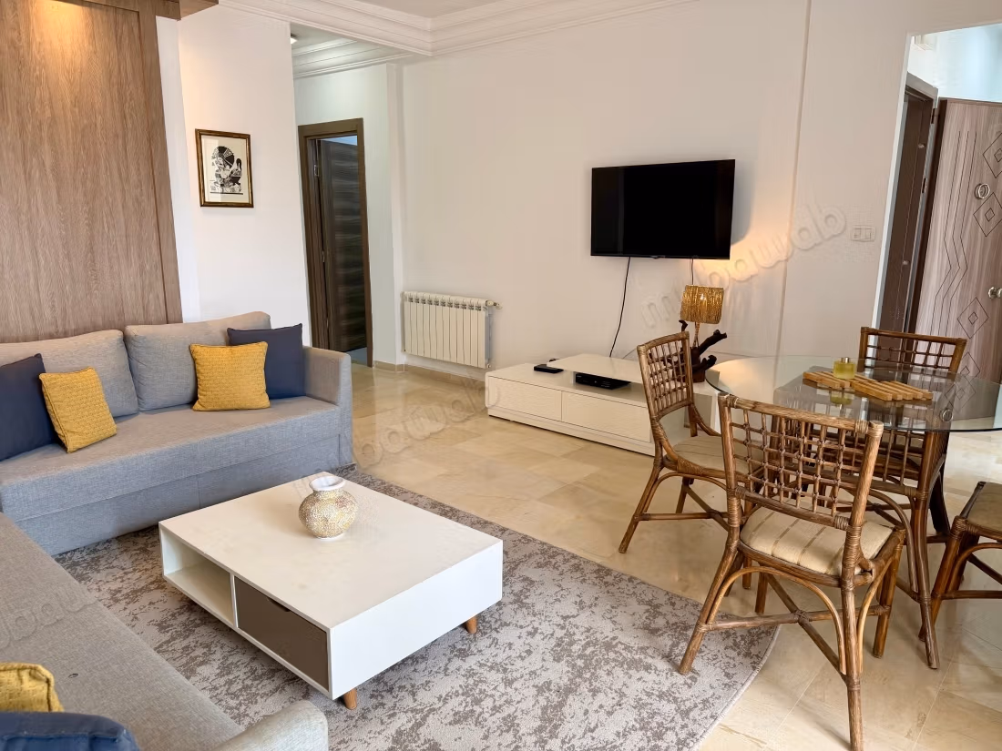 Appartamenti in affitto a La Marsa. Dimensione 60 m². Porta robusta, sistema di parabola satellitare generale