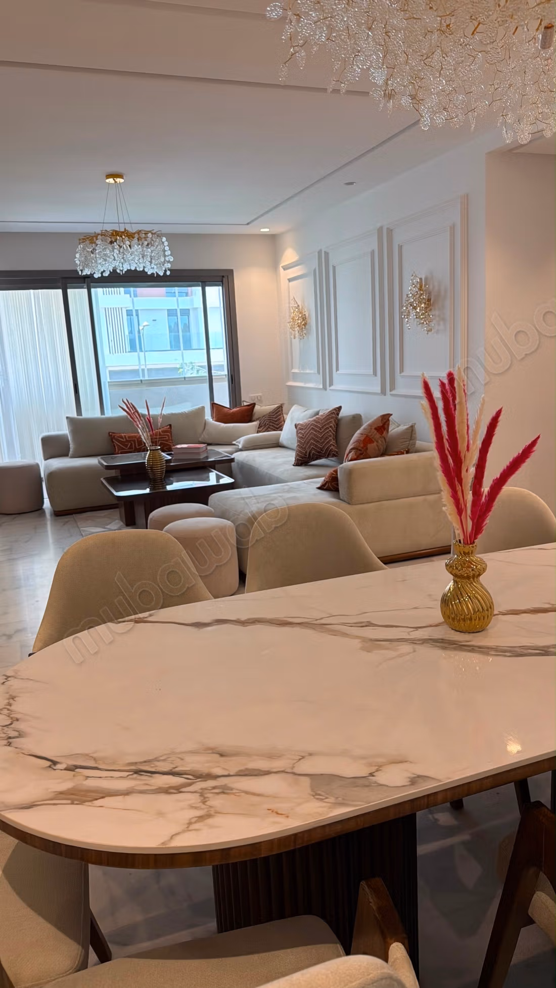 Bellissimo appartamento in affitto a Casablanca Finance City. Superficie 180 m². Ben arredato
