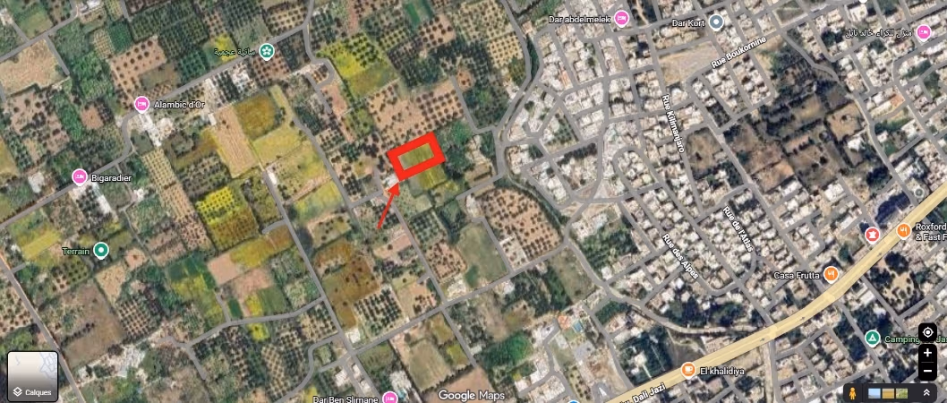 À vendre – Terrain agricole de 1 135 m²