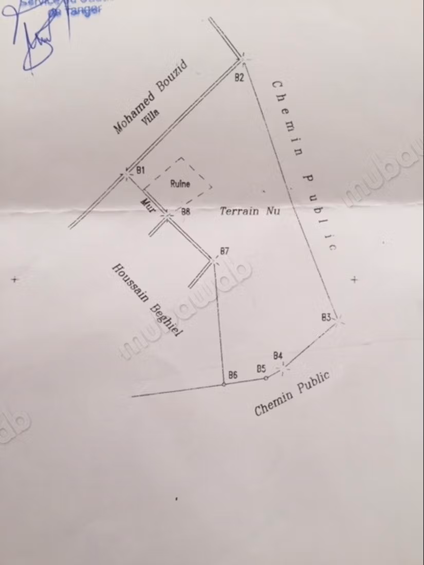 Registered land plot for villa for sale