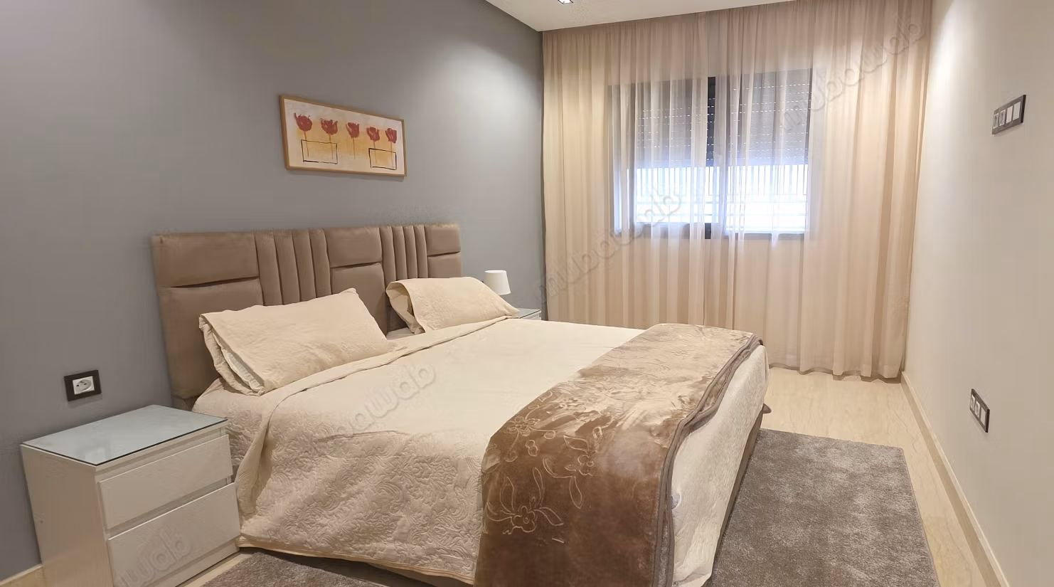 Nieuwe gemeubileerde studio 2e verdieping 48m2 Balkon Maarif
