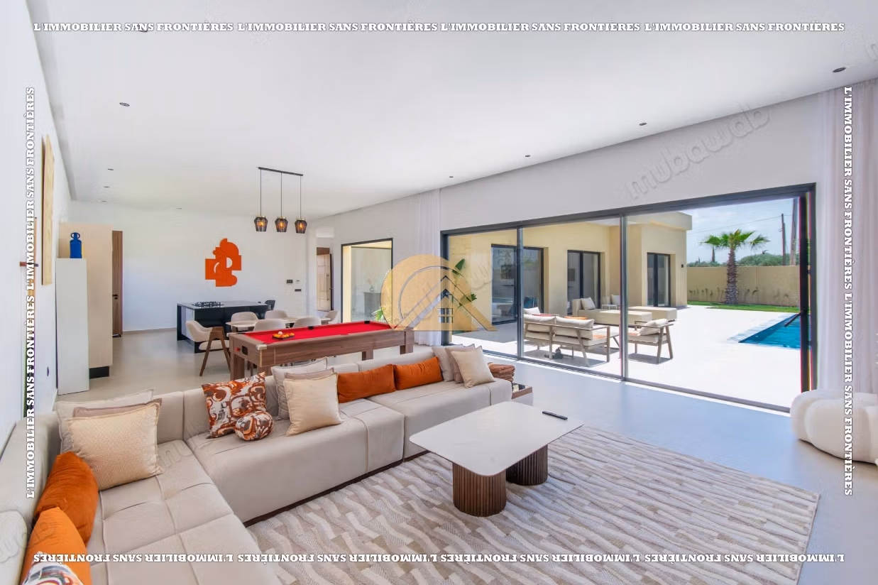Villa privata arredata al piano terra in affitto sulla strada per Amizmiz, Marrakech - Giardino e piscina privati