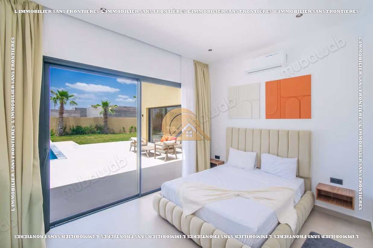 Villa privata arredata al piano terra in affitto sulla strada per Amizmiz, Marrakech - Giardino e piscina privati