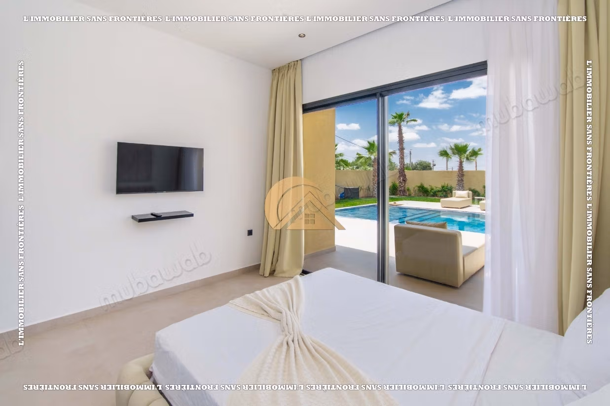 Villa privata arredata al piano terra in affitto sulla strada per Amizmiz, Marrakech - Giardino e piscina privati