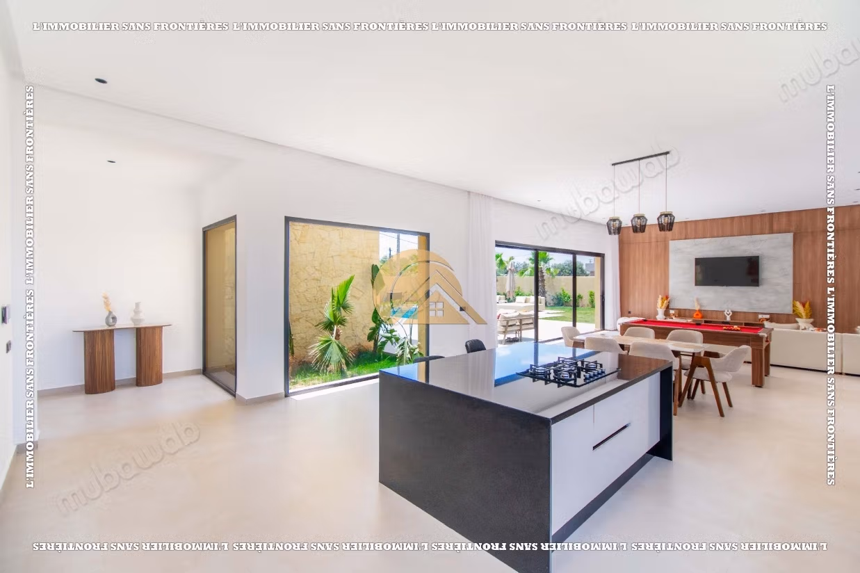 Villa privata arredata al piano terra in affitto sulla strada per Amizmiz, Marrakech - Giardino e piscina privati