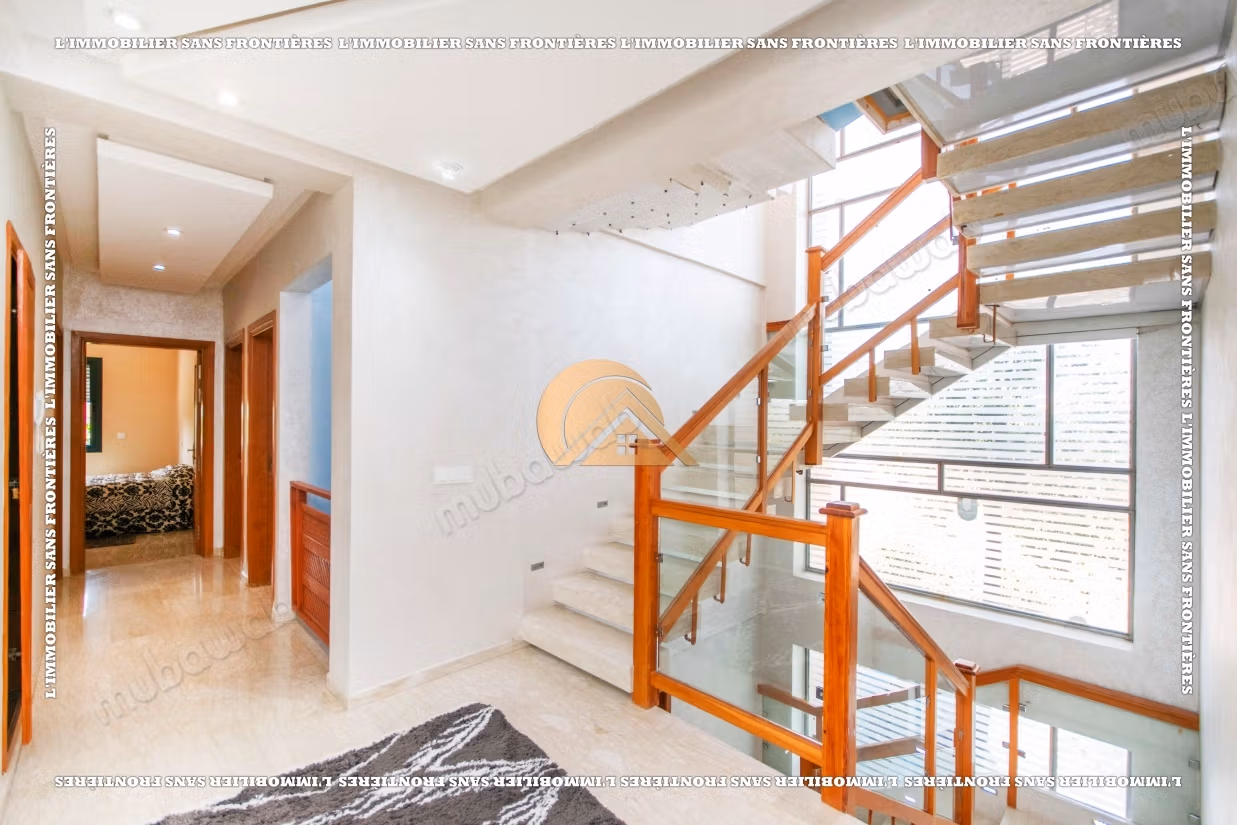 Villa amueblada en alquiler en las Puertas de Marrakech – Piscina privada – Terreno de 635 m