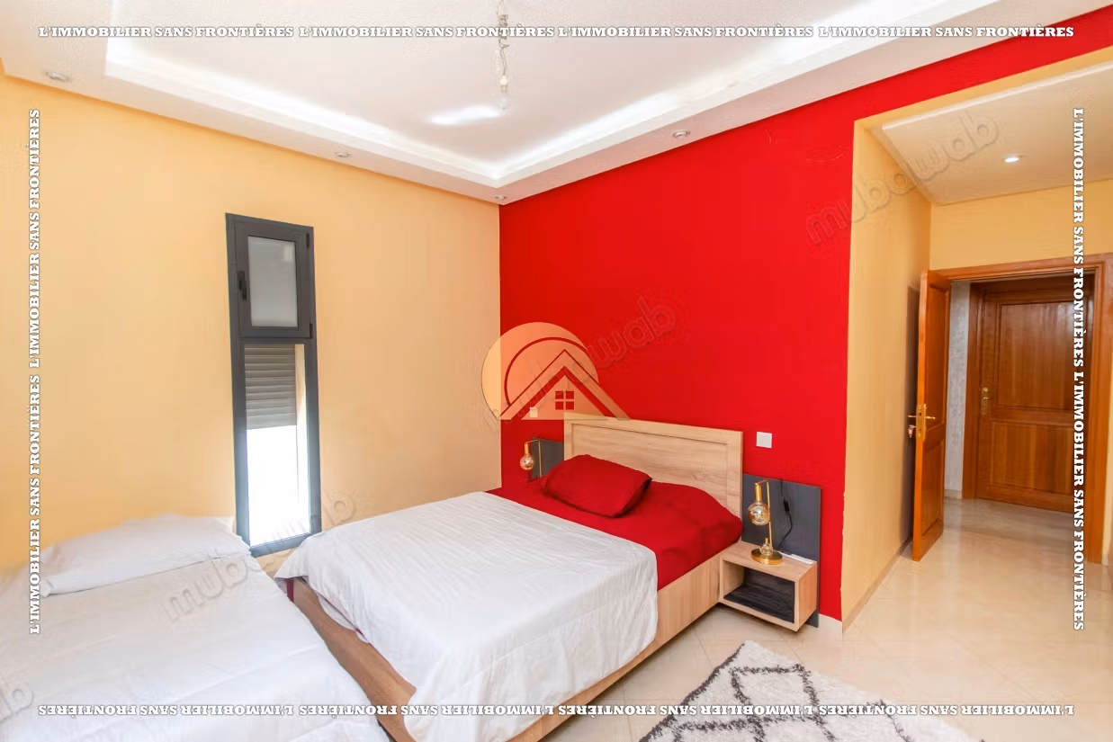 Villa amueblada en alquiler en las Puertas de Marrakech – Piscina privada – Terreno de 635 m