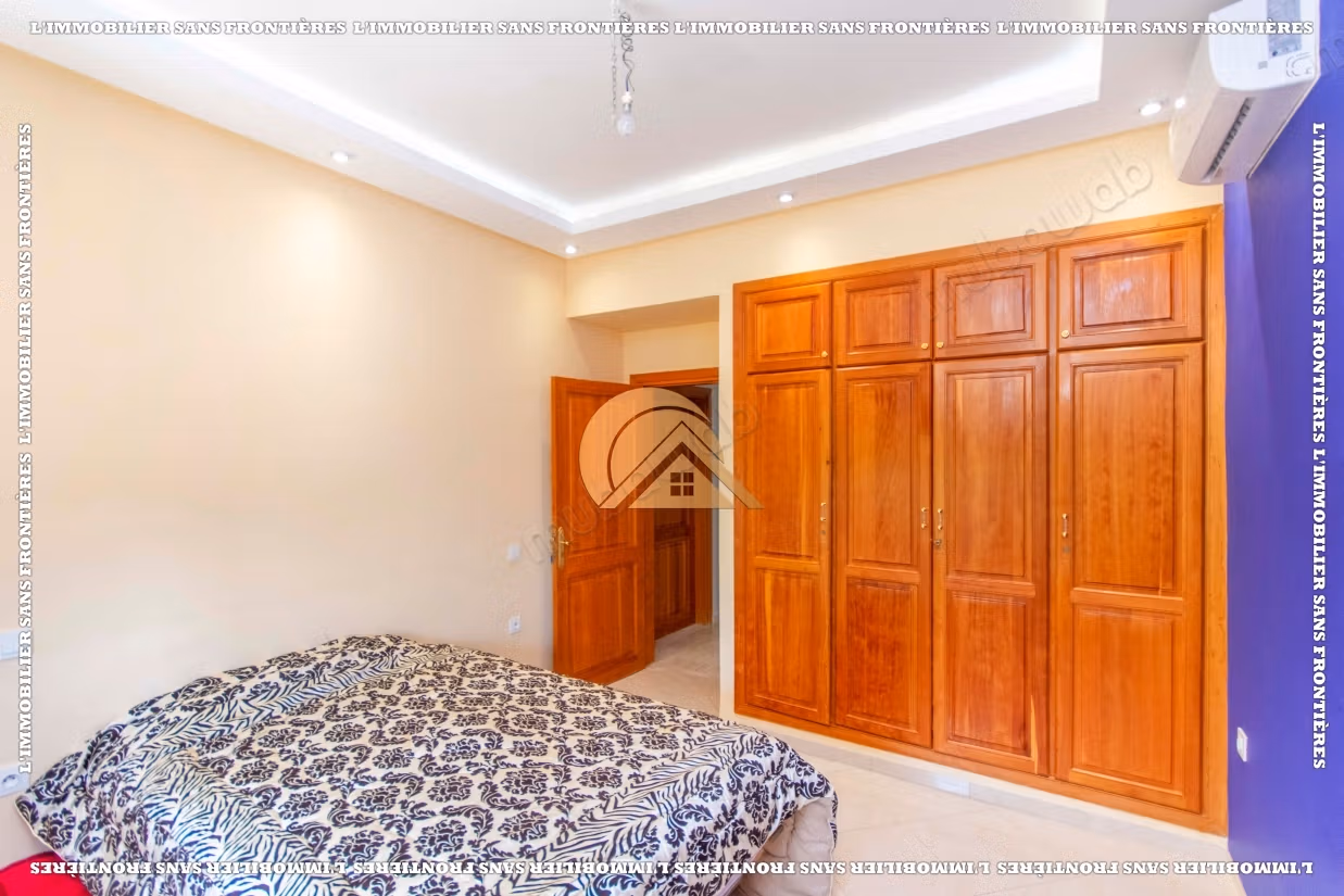 Villa amueblada en alquiler en las Puertas de Marrakech – Piscina privada – Terreno de 635 m