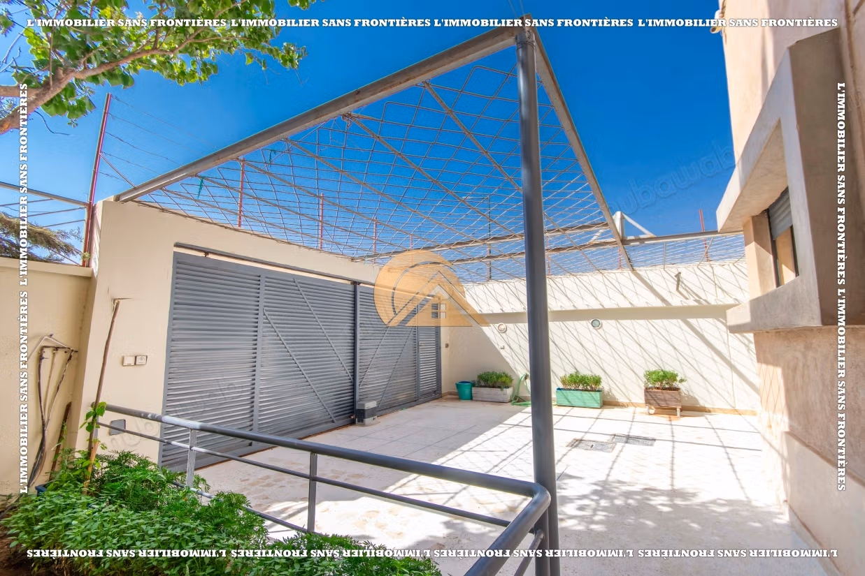 Villa amueblada en alquiler en las Puertas de Marrakech – Piscina privada – Terreno de 635 m