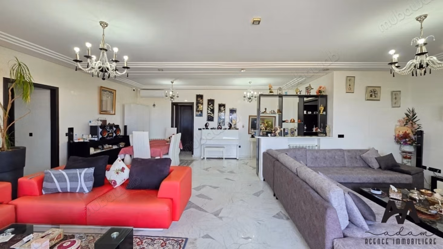 Penthouse S3 de 366 m² vue sur mer à hammamet Nord