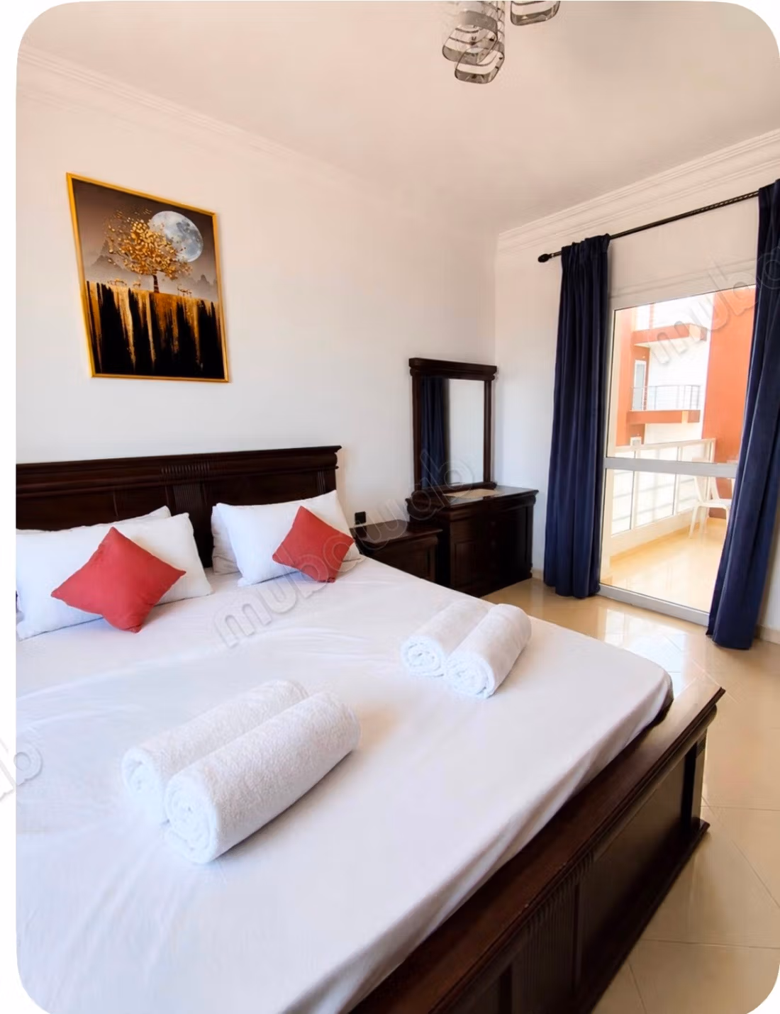 Appartamenti in affitto ad Asilah. 3 ottime camere. Lounge marocchina e servizi di sicurezza.