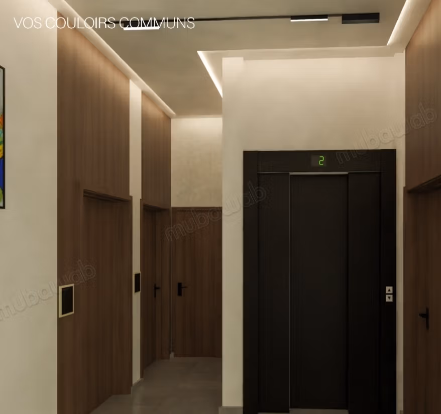 Large modern studios, residence with pool