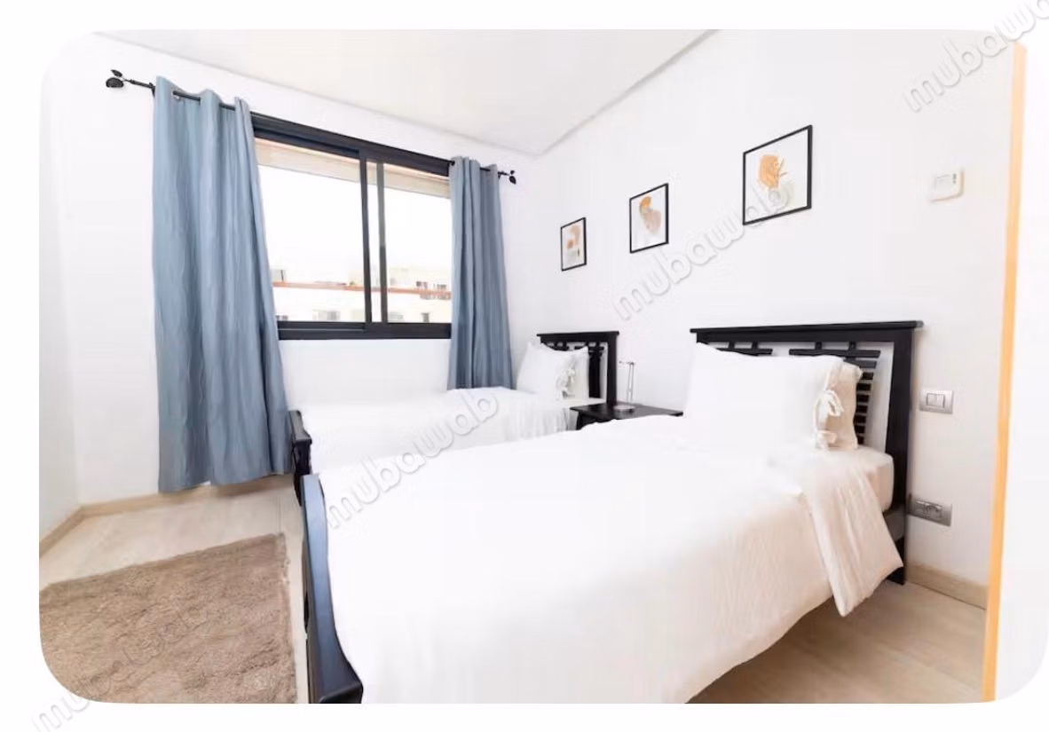 Apartamento en alquiler en Riad. 2 habitaciones agradables. Amueblado
