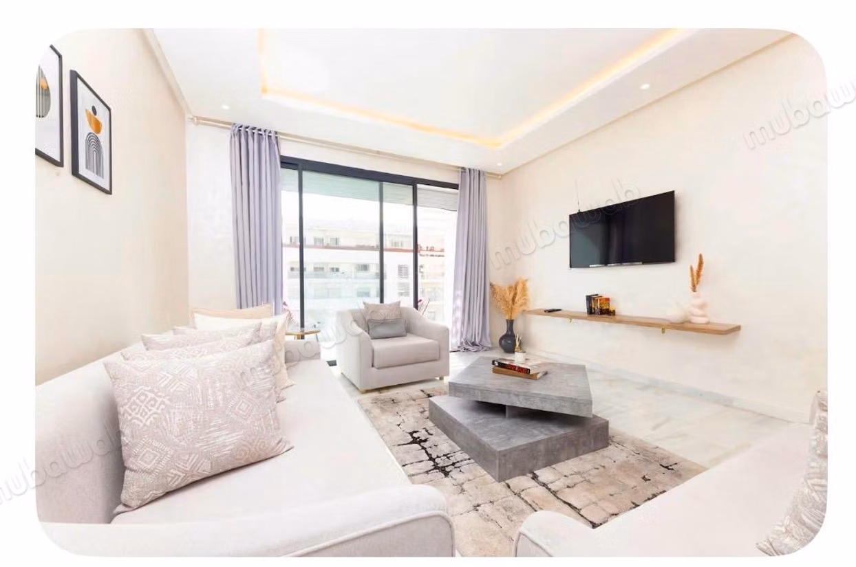 Apartamento en alquiler en Riad. 2 habitaciones agradables. Amueblado
