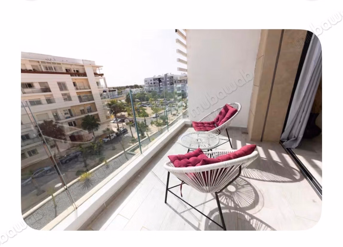 Apartamento en alquiler en Riad. 2 habitaciones agradables. Amueblado