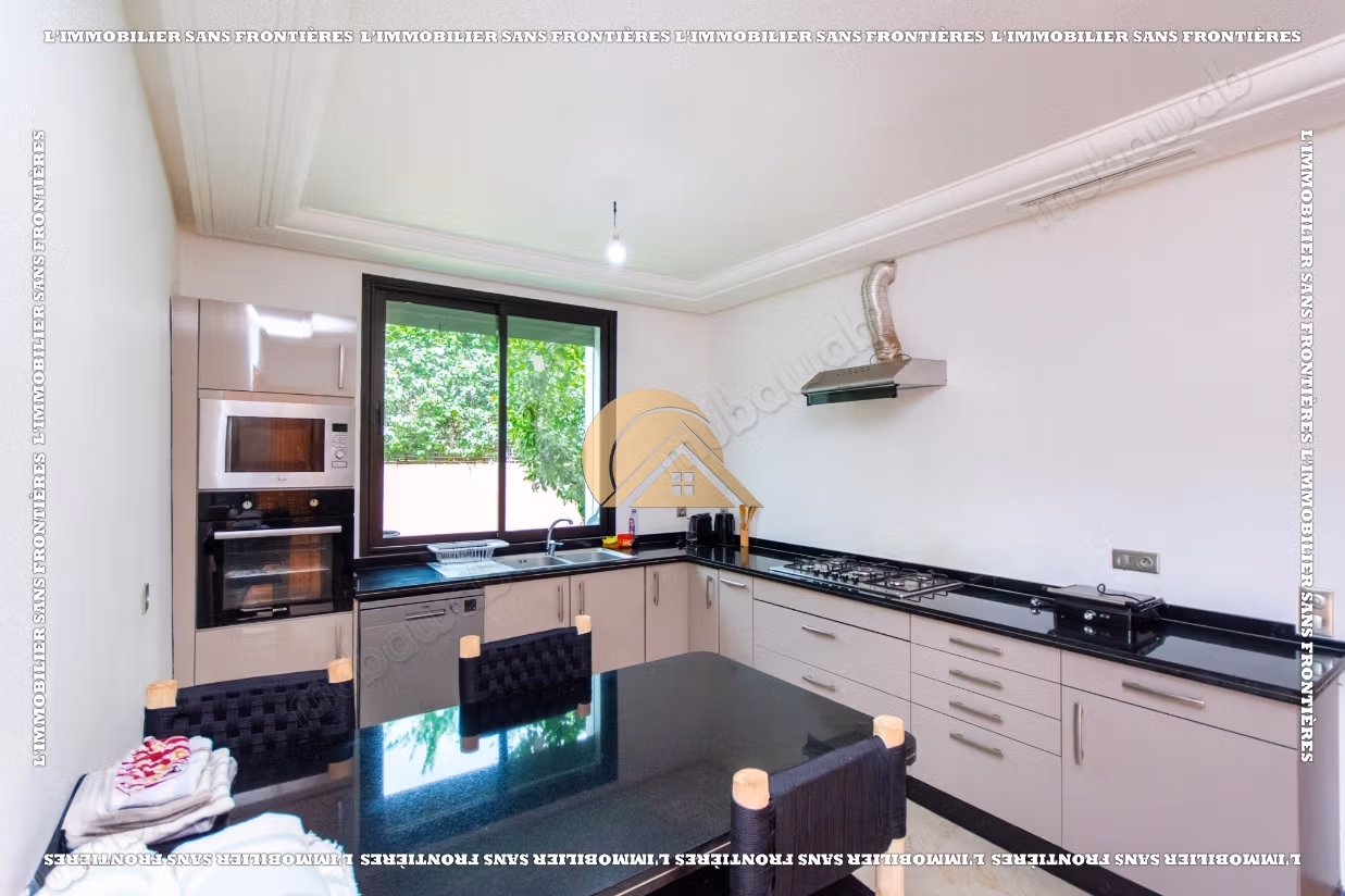 Villa meublée à louer à Targa avec piscine privée, hammam et sauna