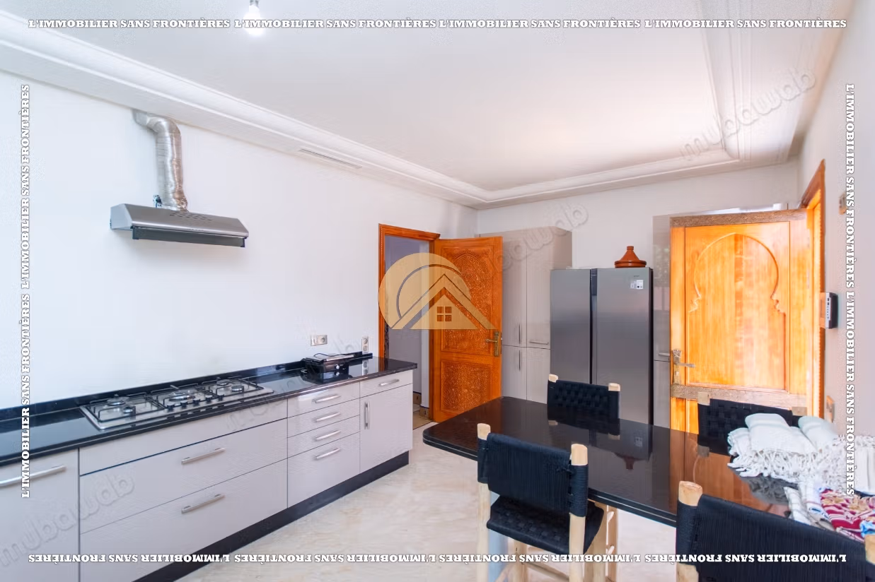Villa meublée à louer à Targa avec piscine privée, hammam et sauna