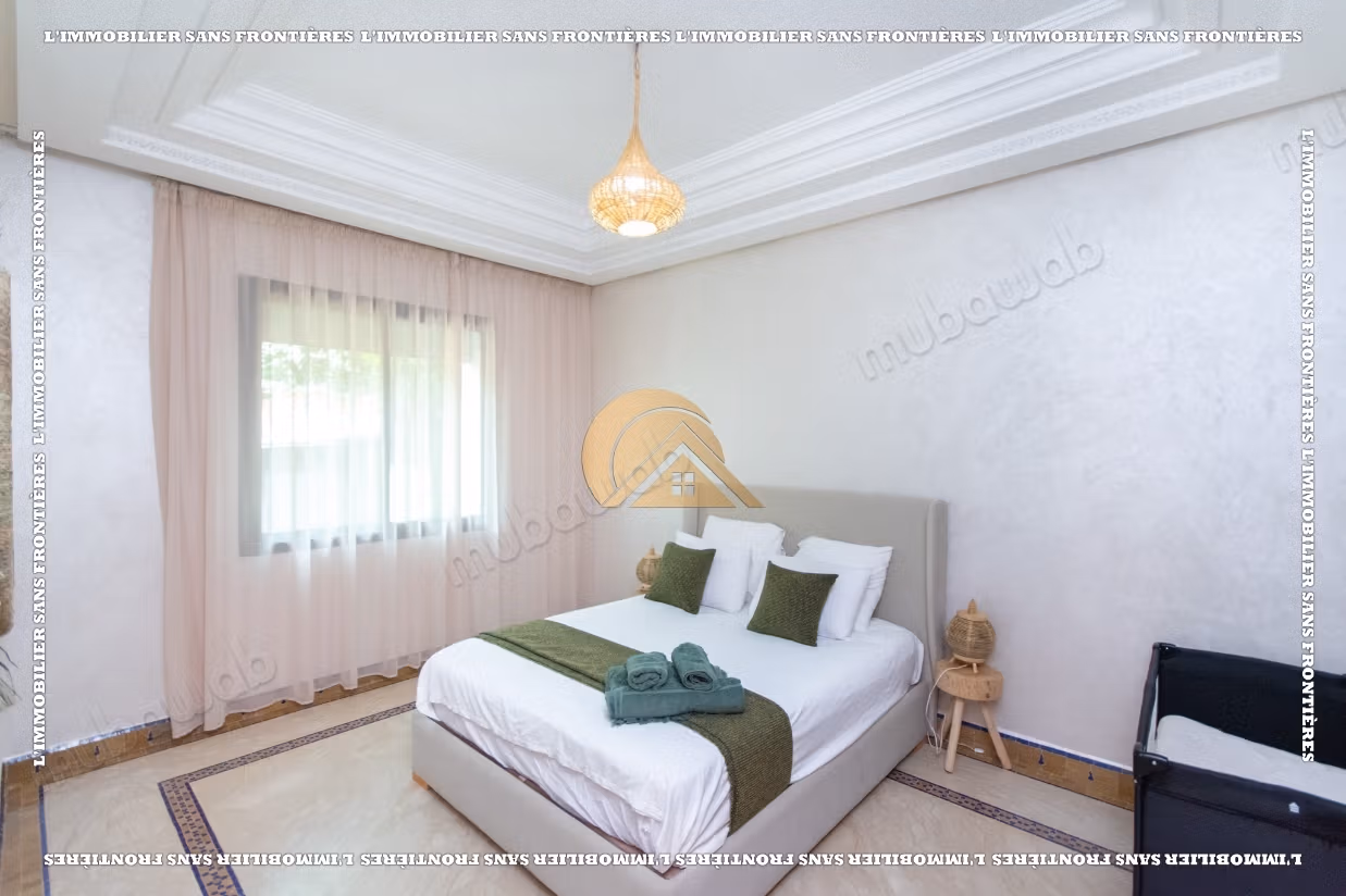 Villa meublée à louer à Targa avec piscine privée, hammam et sauna