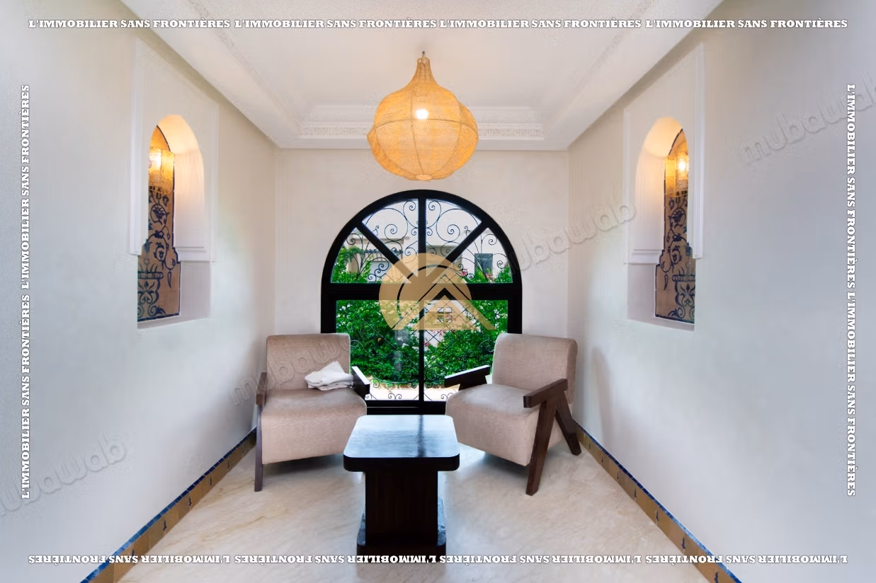 Villa meublée à louer à Targa avec piscine privée, hammam et sauna