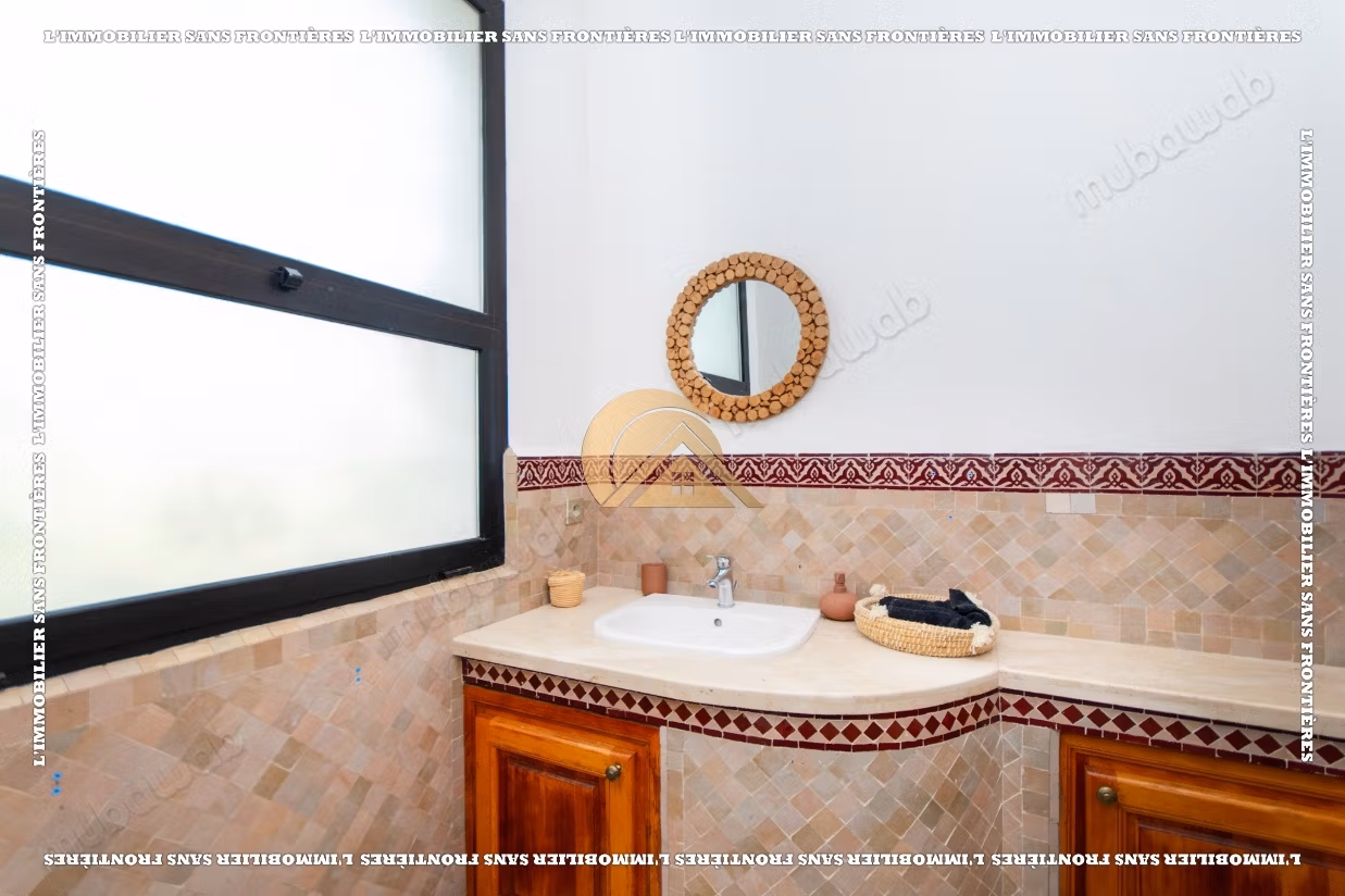 Villa meublée à louer à Targa avec piscine privée, hammam et sauna