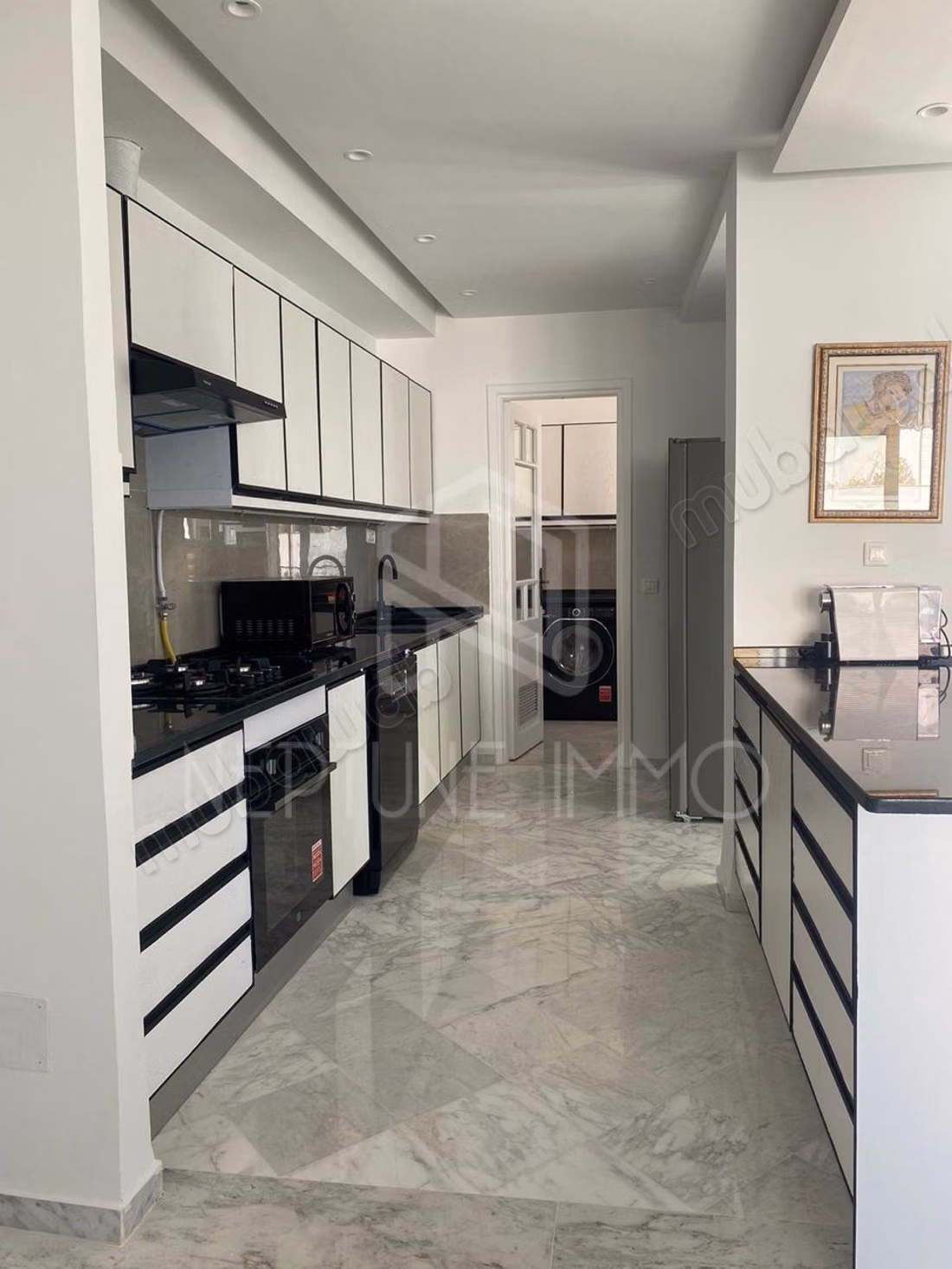 Appartement vue sur mer et plage privée à Gammarh