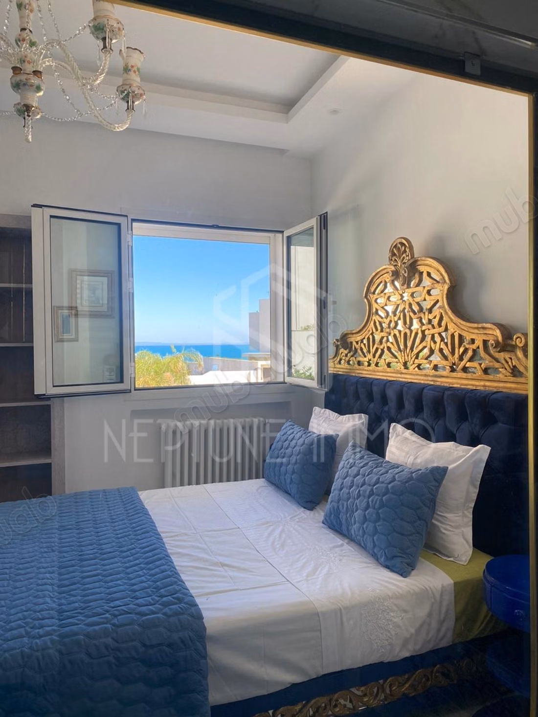 Appartement vue sur mer et plage privée à Gammarh