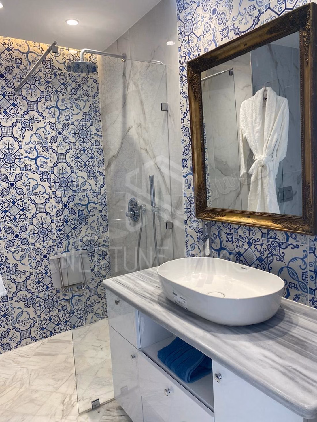 Appartement vue sur mer et plage privée à Gammarh