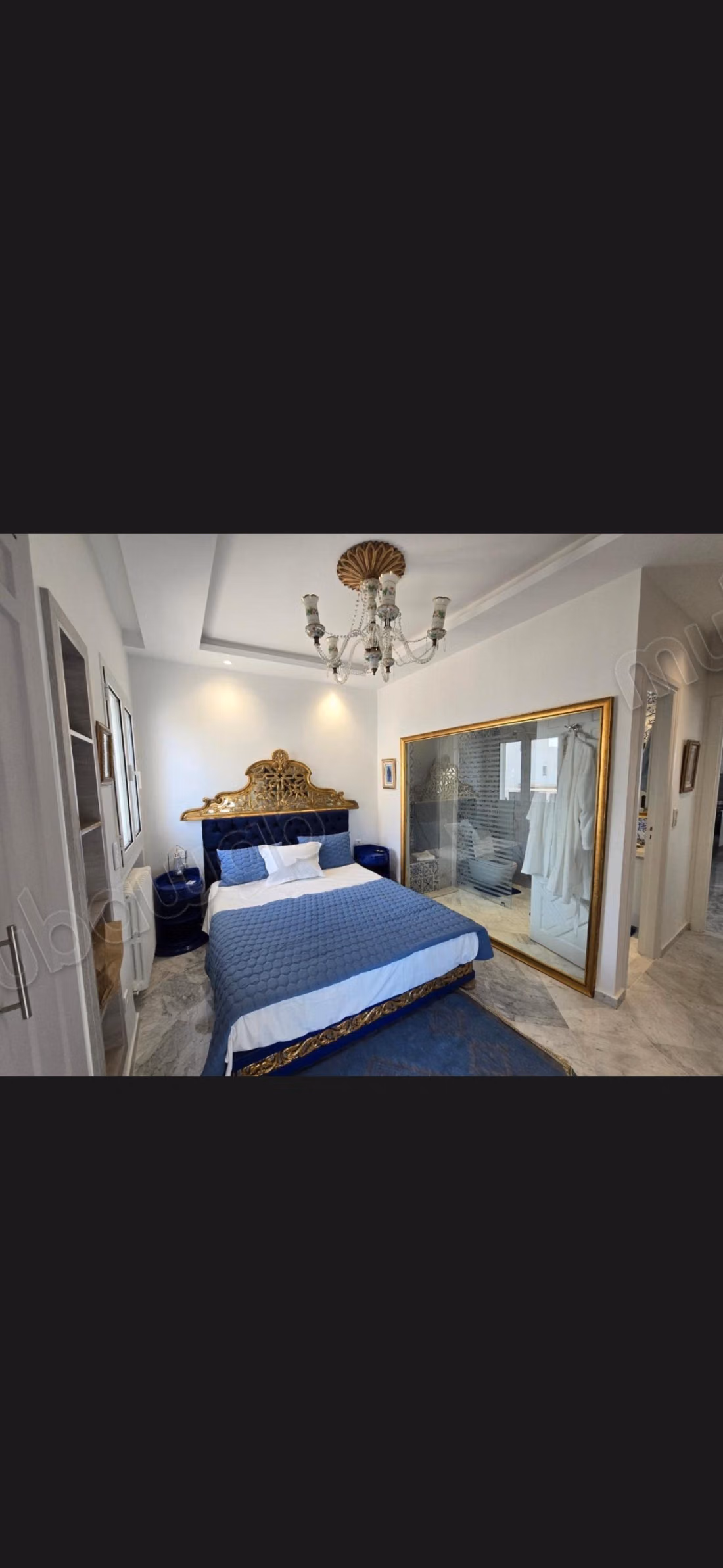 Appartement vue sur mer et plage privée à Gammarh
