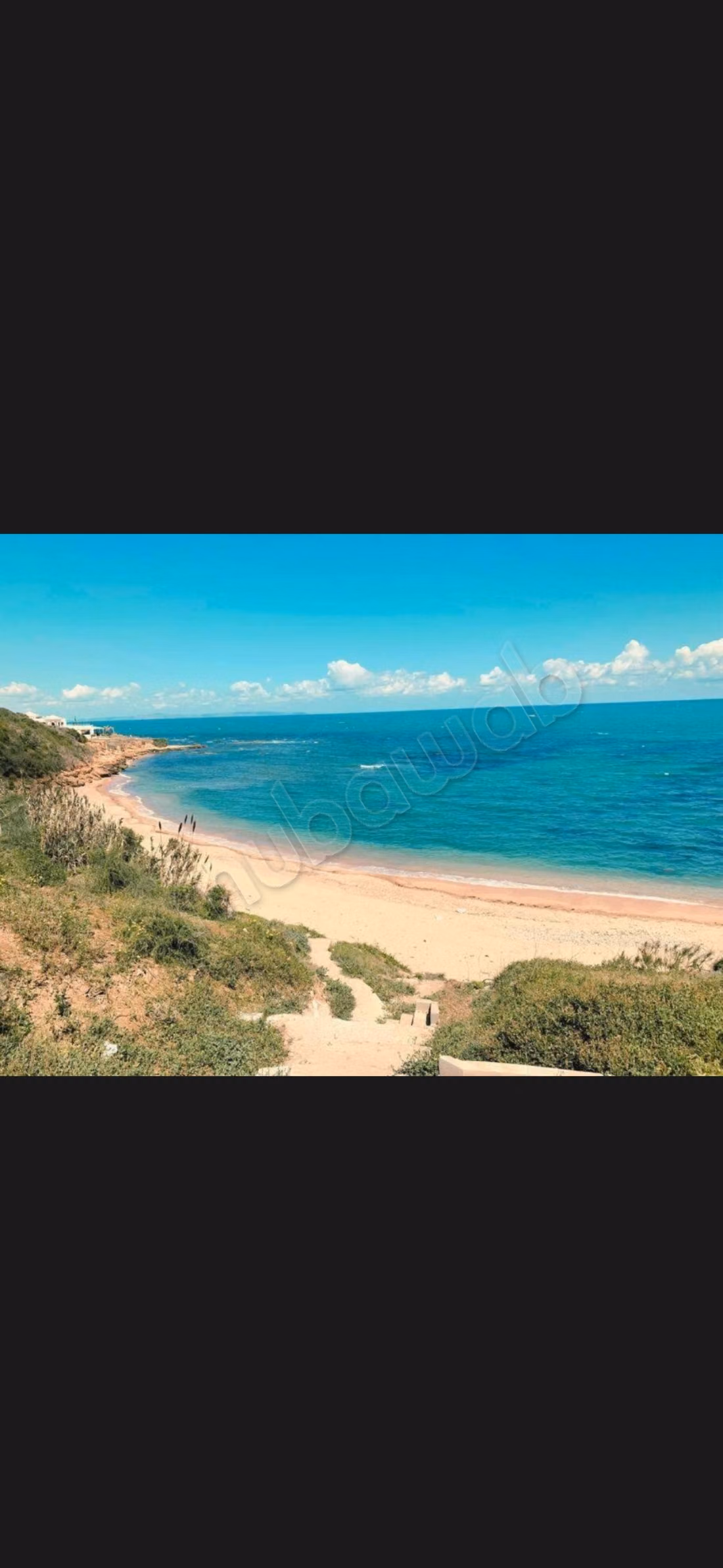 Appartement vue sur mer et plage privée à Gammarh
